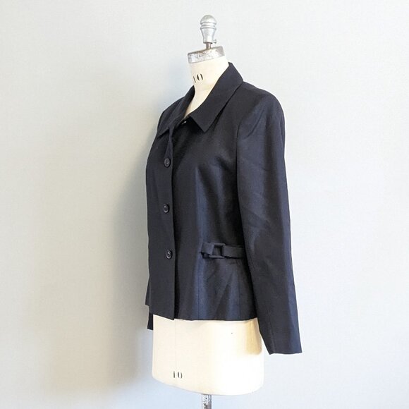 Lorry G Womens Matching Suit Set Trousers &  Blazer 1940s inspired retro 10 / 12 - Picture 3 of 8